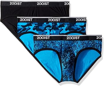 下着・アンダーウェア 2XIST COTTON STRETCH NO-SHOW BRIEF 3PACK Men's Stretch Cotton No-Show Brief 3-Pack | Mens Briefs | 2